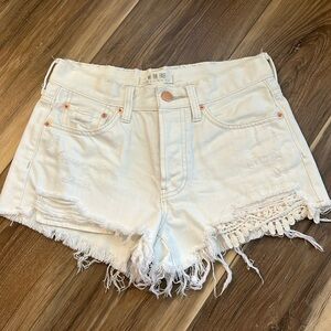 Free People Distressed Shorts